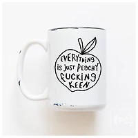 JUST PEACHY - MUG - PRAIRIE CHICK PRINTS