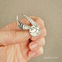 Snitch Pin - Morse Code Love Prints