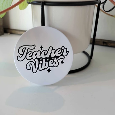 Teacher Vibes Coaster - All Decked Out