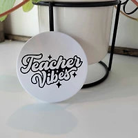 Teacher Vibes Coaster - All Decked Out