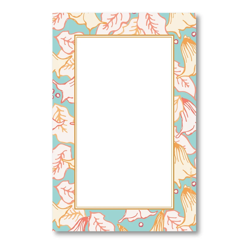 Angel Flower Memo Pad - Ampersand Illustration