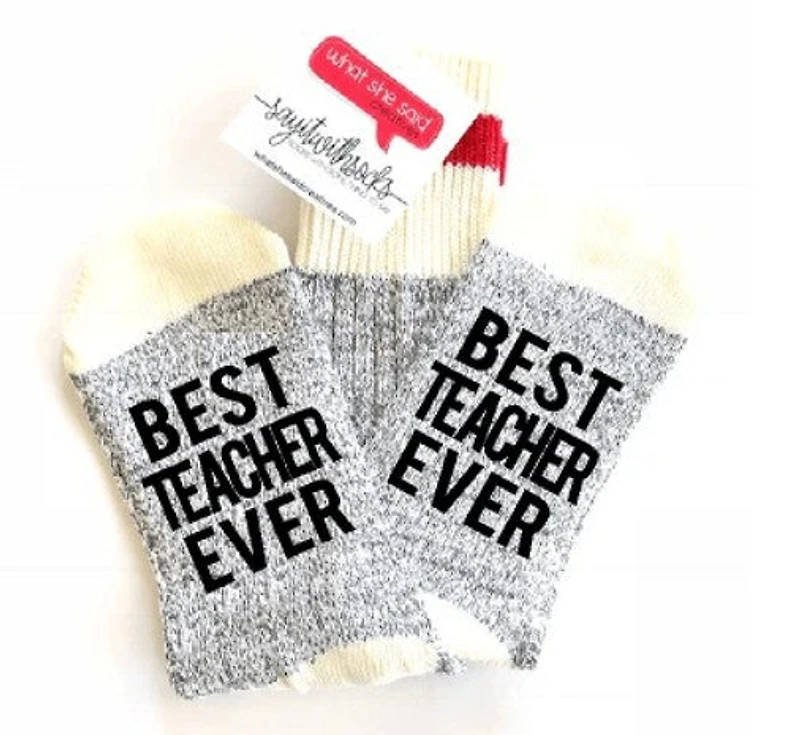 Best Teacher Ever Socks