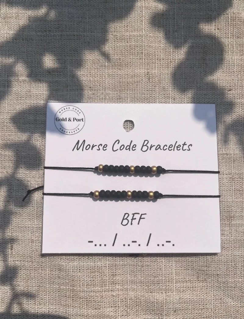 BFF Morse Code Bracelets
