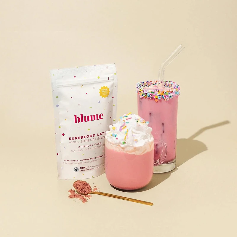 Superfood Latte Powder Birthday Cake Blend