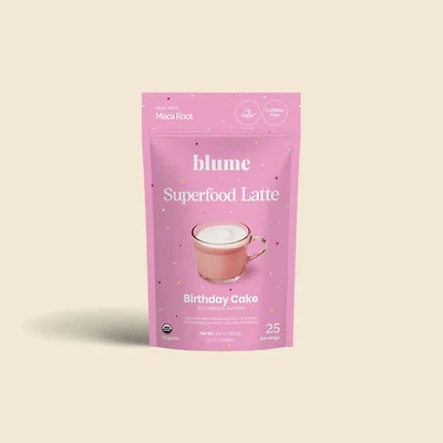 Superfood Latte Powder Birthday Cake Blend