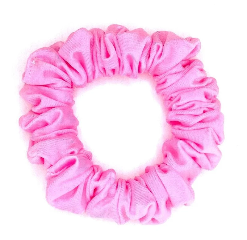Bright Pink Skinny Scrunchie
