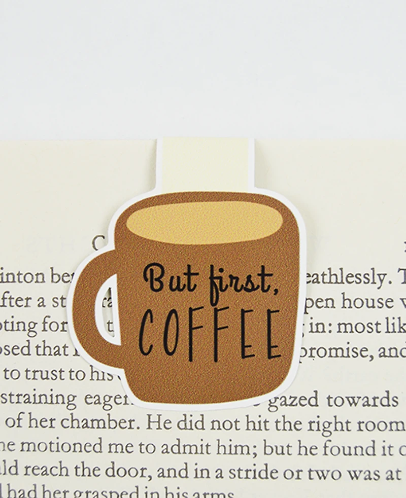 But First Coffee - Magnetic Bookmark - IM Paper