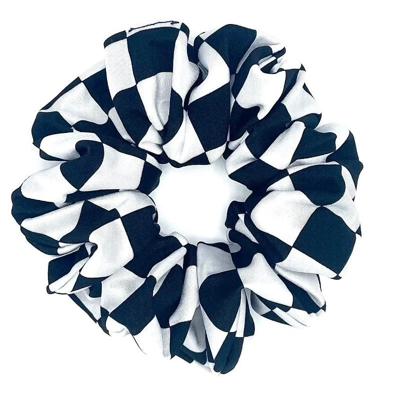 Checkered Scrunchie