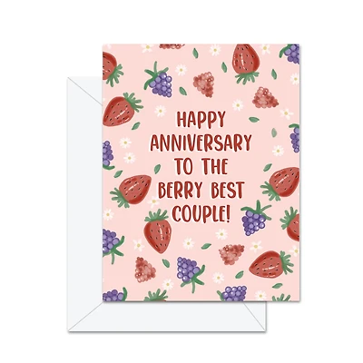 Berry Best Couple Card - Jaybee Designs