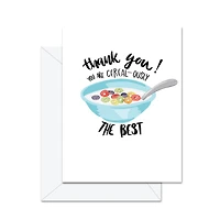 Cereal-ously The Best Card - Jaybee Designs