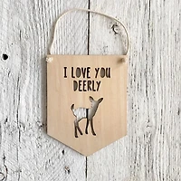 I Love You Deerly Wall Hanging
