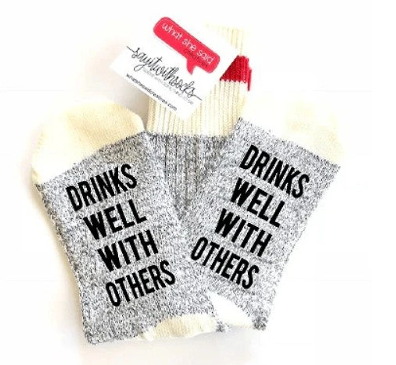 Drinks Well With Others Socks