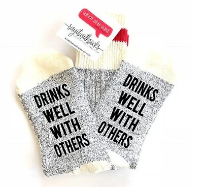 Drinks Well With Others Socks
