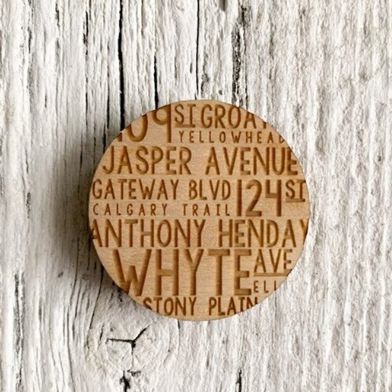 Edmonton Roads Magnet