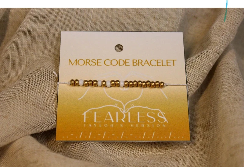 Fearless Swift Morse Code Bracelet