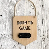 Born To Game 3D Wall Hanging