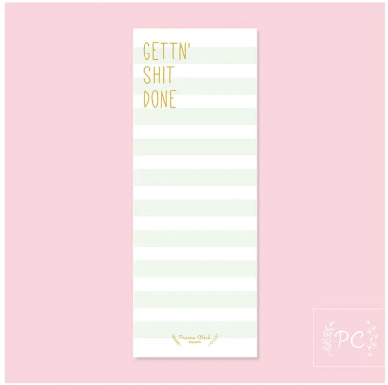 Gettn' Shit Done Notepad