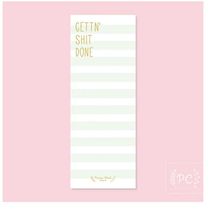 Gettn' Shit Done Notepad