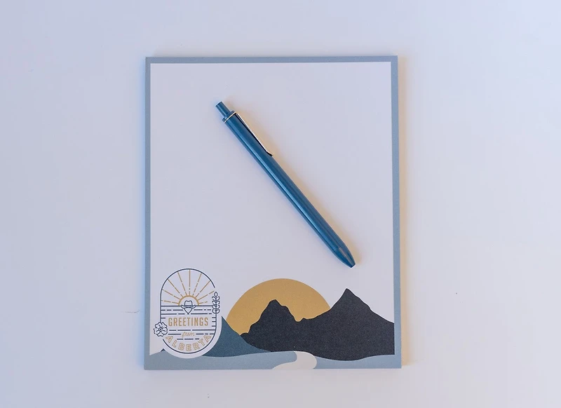 Greetings From Alberta Notepad