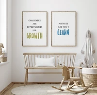 Printed Growth Mindset Mantra 8pk Set - Alberta Press and Paper