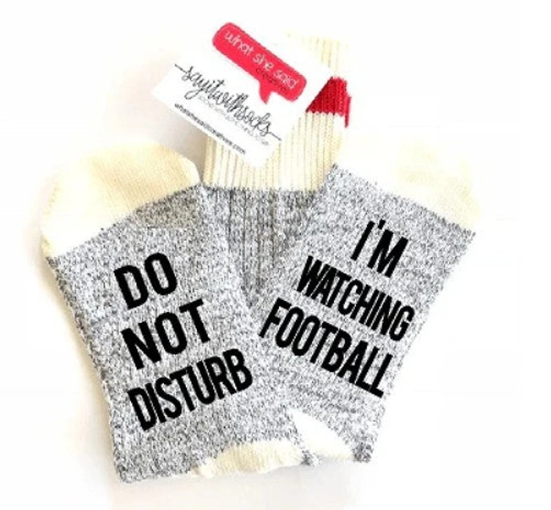 I'm Watching Football Socks