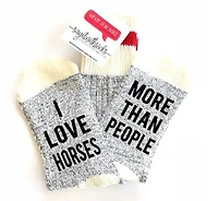 I Love Horses Socks