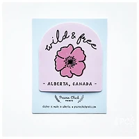 Wild & Free Sticker