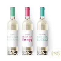 Just Because Bottle Labels