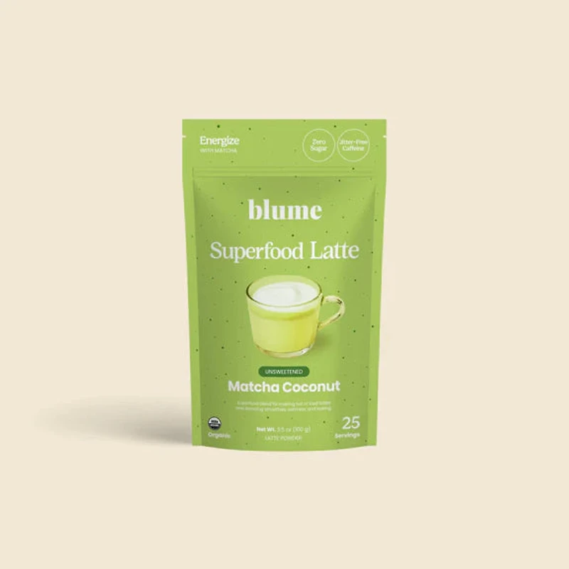 Superfood Latte Powder Matcha Coconut Blend