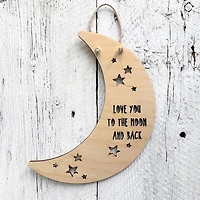 Love You To The Moon And Back - Etch'd Designs