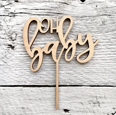 Oh Baby Cake Topper