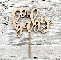 Oh Baby Cake Topper