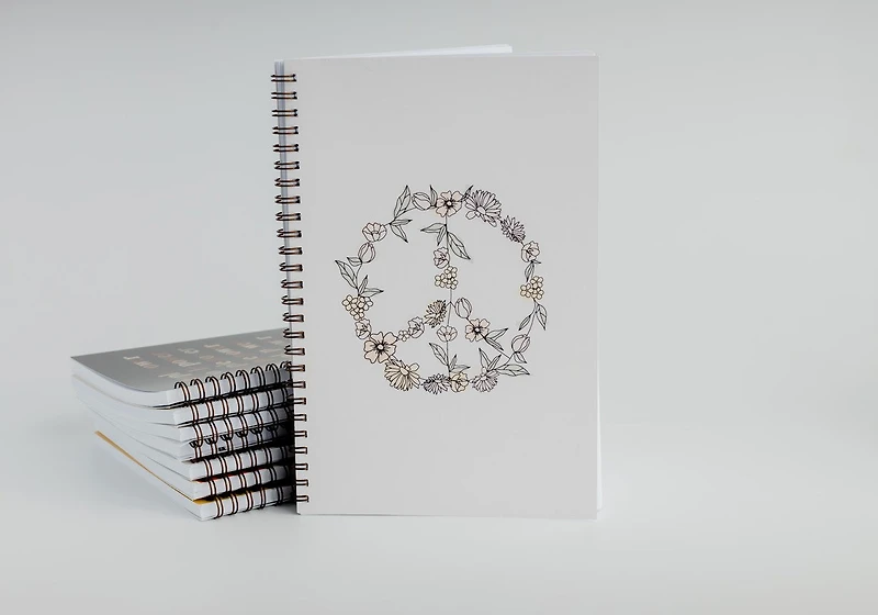 Peace Sign Rectangle Ntoebook