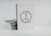 Peace Sign Rectangle Ntoebook