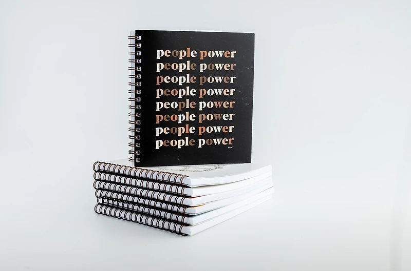 People Power Square Notebook