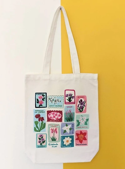Provincial Flowers Tote Bag