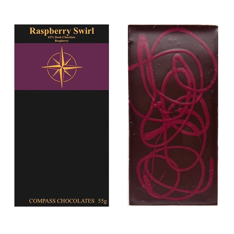 Raspberry Swirl Chocolate Bar