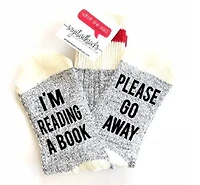 Reading A Book Socks