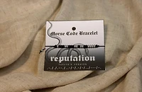 Reputation Swift Morse Code Bracelet
