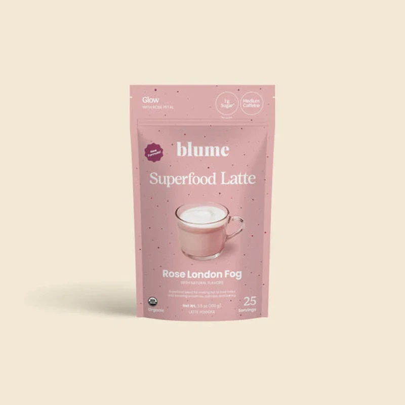Superfood Latte Powder Rose London Fog Blend