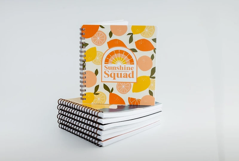 Sunshine Squad Square Notebook