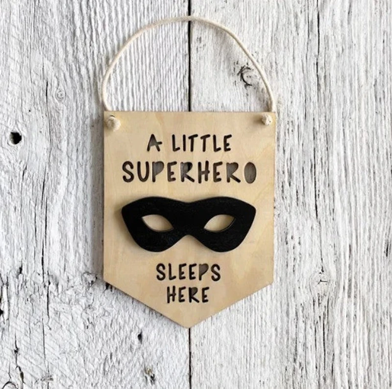 Superhero 3D Wall Hanging