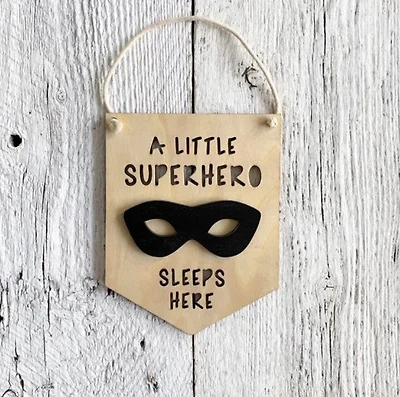 Superhero 3D Wall Hanging