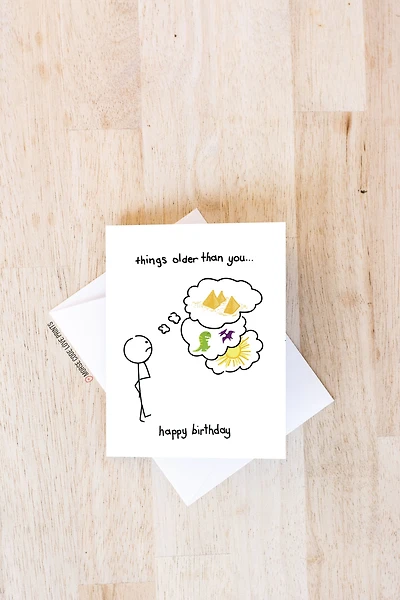 Things Older Than You Card - Morse Code Love Prints