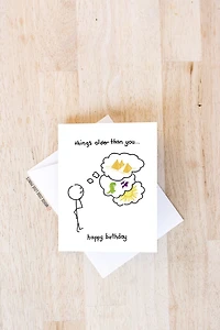 Things Older Than You Card - Morse Code Love Prints