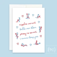 Roses Are Red I Wanna Hump You / Card - Prairie Chick Prints