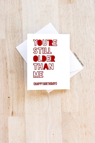 Still Older Card - Morse Code Love Prints