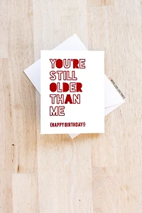 Still Older Card - Morse Code Love Prints