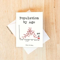 Graph Super Old Card - Morse Code Love Prints