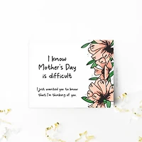 Mother's Day Support Card - Morse Code Love Prints